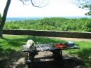 The veiw to the south as I was setting up my station